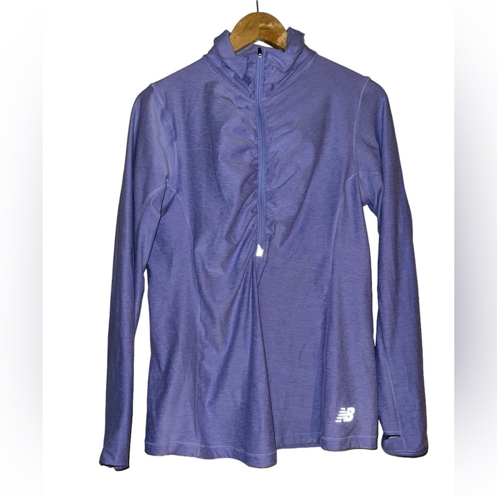 New Balance dry fit long sleeve half zip up